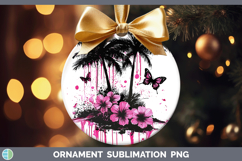 GorgeousPink Drips Ornament design.