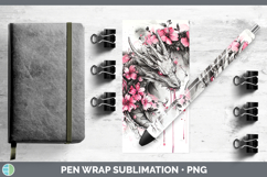 GorgeousPink Drips BS02 Pen Wrap design.