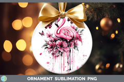 GorgeousPink Drips BS02 Ornament design.