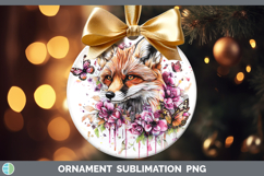 GorgeousPink Drips BS02 Ornament design.