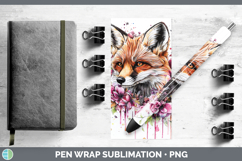 GorgeousPink Drips BS02 Pen Wrap design.