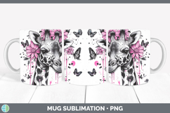 GorgeousPink Drips BS02 Mug Wrap design.