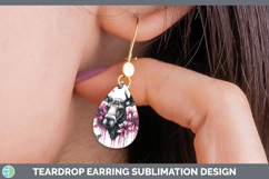 GorgeousPink Drips BS02 Teardrop Earrings design.