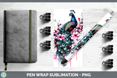 GorgeousPink Drips BS02 Pen Wrap design.