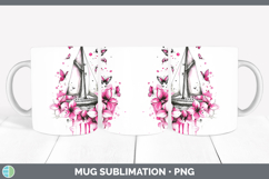 GorgeousPink Drips BS02 Mug Wrap design.