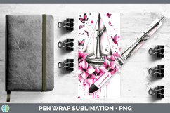 GorgeousPink Drips BS02 Pen Wrap design.