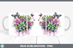 GorgeousPink Drips BS02 Mug Wrap design.