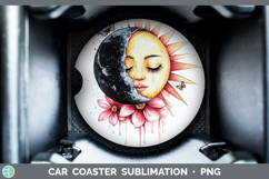 GorgeousPink Drips BS02 Car Coaster design.
