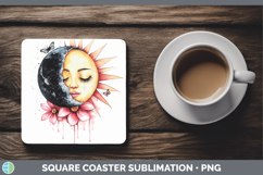 GorgeousPink Drips BS02 Square Coaster design.