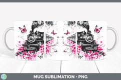 GorgeousPink Drips BS02 Mug Wrap design.