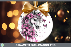 GorgeousPink Drips BS02 Ornament design.