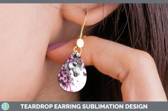 GorgeousPink Drips BS02 Teardrop Earrings design.