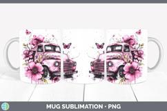 GorgeousPink Drips BS02 Mug Wrap design.