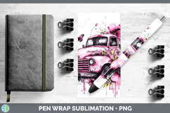 GorgeousPink Drips BS02 Pen Wrap design.