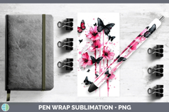 GorgeousPink Drips Pen Wrap design.