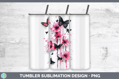 GorgeousPink Drips Tumbler design.