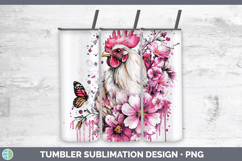 GorgeousPink Drips Tumbler design.