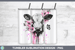 GorgeousPink Drips Tumbler design.