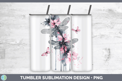 GorgeousPink Drips Tumbler design.