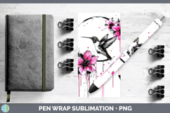 GorgeousPink Drips Pen Wrap design.