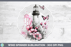 GorgeousPink Drips Wind Spinner design.