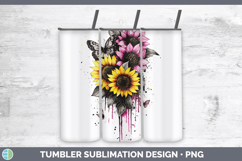 GorgeousPink Drips Tumbler design.