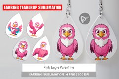Earring Pink Eagle Valentine Product Image 1