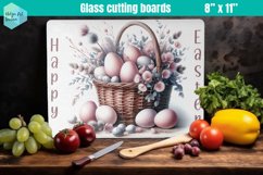 Pink Easter Glass Cutting Boards Kitchen Product Image 1