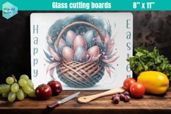 Pink Easter Glass Cutting Boards Kitchen Product Image 1