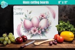 Pink Easter Glass Cutting Boards Kitchen Product Image 1
