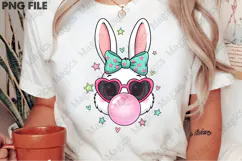 Pink Easter Png Bunny Png Coquette Png Product Image 2