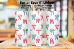 pink easter skinny tumbler sublimation wrap with high resolution and transparant background are for 20oz and 30oz skinny tumbler
