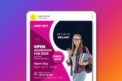 School Admission Social Media Post Product Image 17