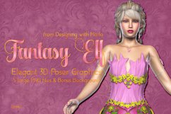 Fantasy Elf Elegant 3D Poser Graphics Product Image 1