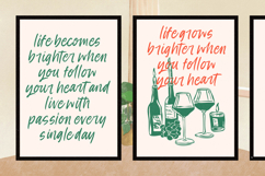 Pink Fields - Modern Handbrush Font Product Image 9