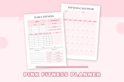 Fitness Printable Planner Fitness Tracker PDF Fitness Log Product Image 5