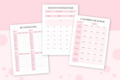 Fitness Printable Planner Fitness Tracker PDF Fitness Log Product Image 10