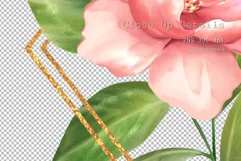 Pink flower PNG | Floral Sublimation design Product Image 2