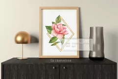 Pink flower PNG | Floral Sublimation design Product Image 3