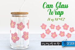 Summer 16 oz Glass Can Wrap SVG| Tropical SVG Glass Can Wrap Product Image 6