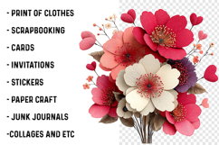 Pink Flowers Spring Clipart Product Image 2
