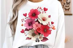 Pink Flowers Spring Clipart Product Image 3