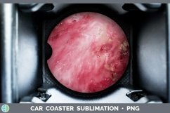 GorgeousPink Car Coaster design.