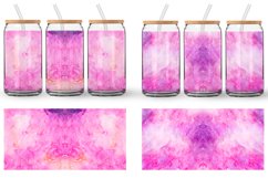 Glass Can Wraps Pink Galaxy Space Watercolor Product Image 4