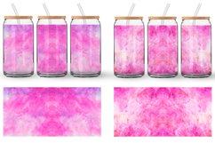 Glass Can Wraps Pink Galaxy Space Watercolor Product Image 5