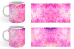 Pink Galaxy Space Watercolor | Mug sublimation design Product Image 6