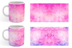 Pink Galaxy Space Watercolor | Mug sublimation design Product Image 2