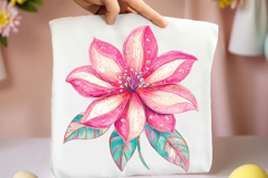 Pink Girly Flowers Clipart Product Image 2