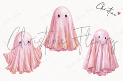 Pink Glitter Ghosts | Halloween Png Product Image 3