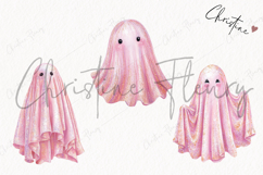 Pink Glitter Ghosts | Halloween Png Product Image 3